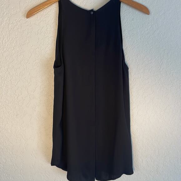 A.L.C. Black Sparkle Studs Sleeveless Tank Top Viscose ALC Date Night Glam Party - Picture 5 of 8